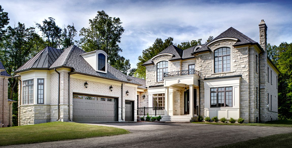 Luxury stone estate home
